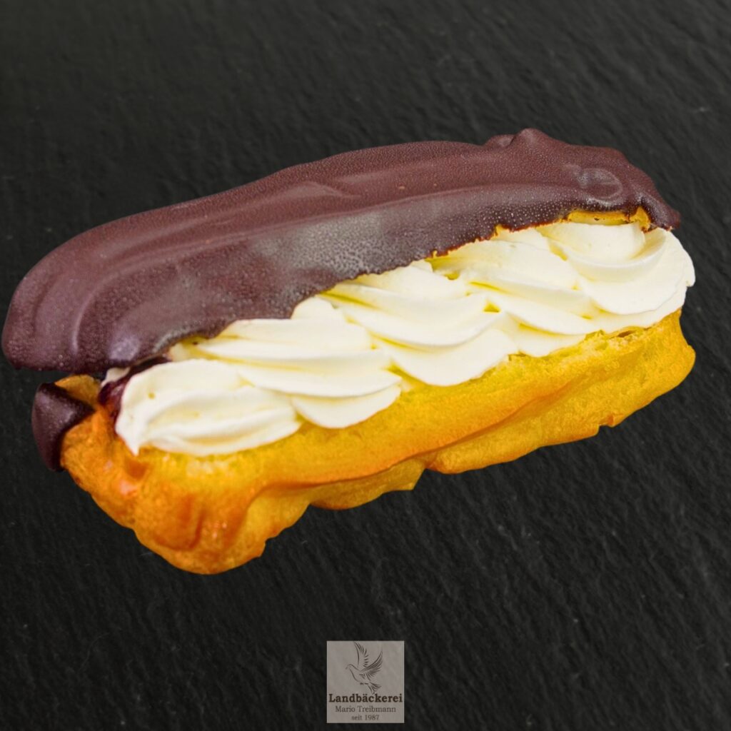 Éclair mit Schokoglasur