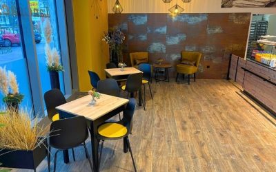 Landbäckerei Mario Treibmann - Fachgeschäft Berga Elster - Cafèecke