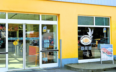 Fachgeschäft in Berga - Außenansicht